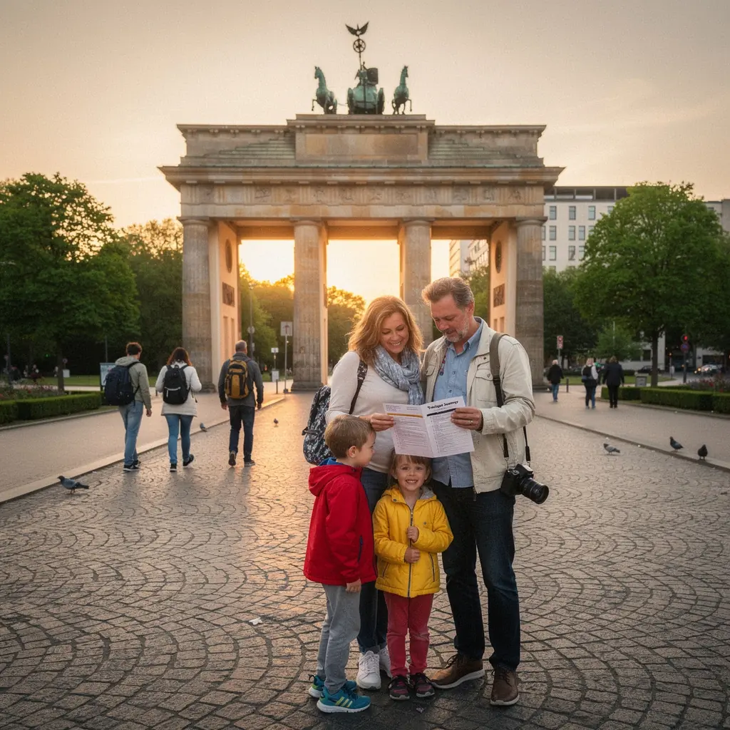 Ein detailierter Tagesplan für einen Stadtbesuch in Hamburg mit Attraktionen und Zeitangaben.