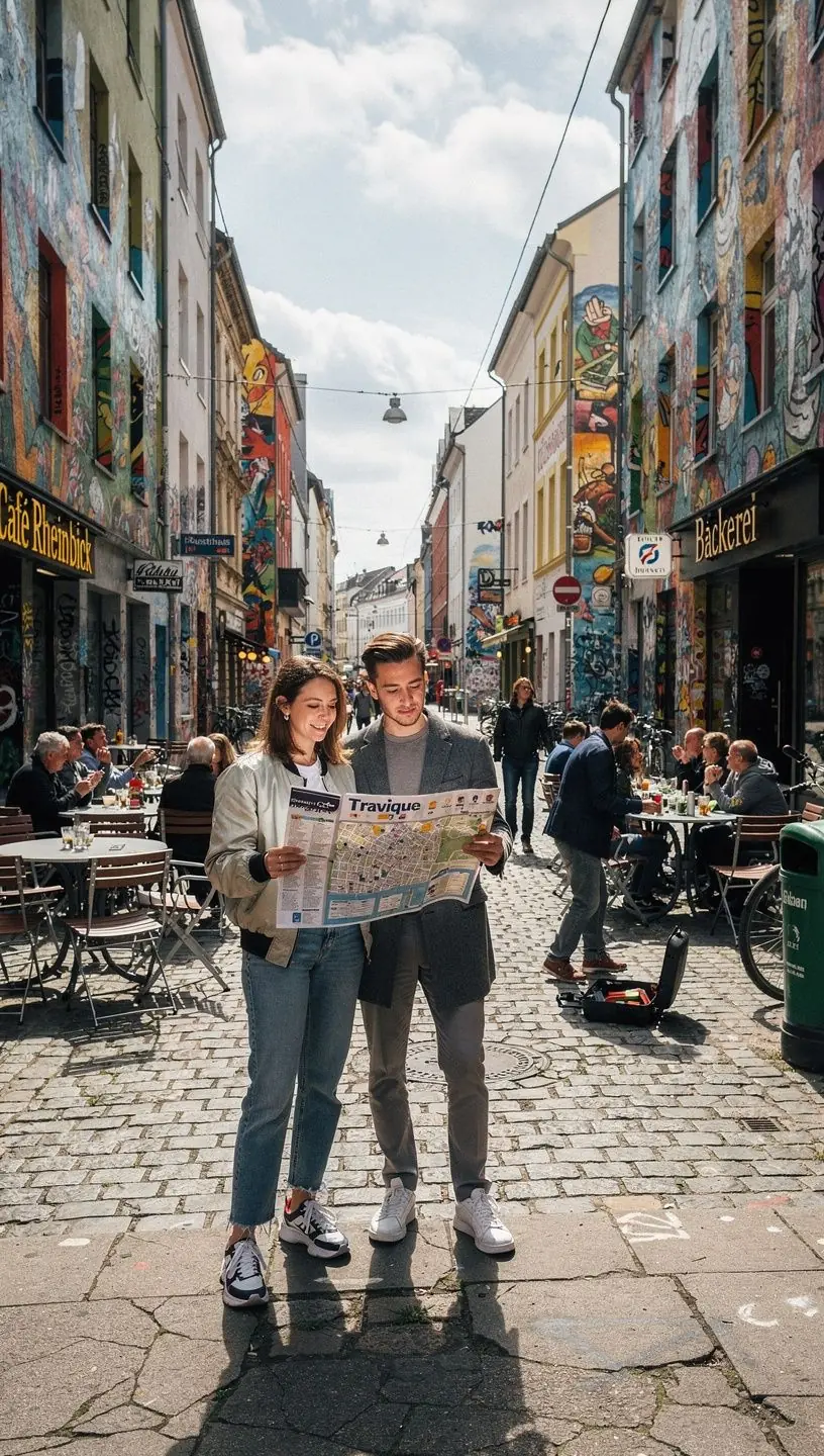 Ein malerischer Blick auf das Brandenburger Tor bei Sonnenuntergang.